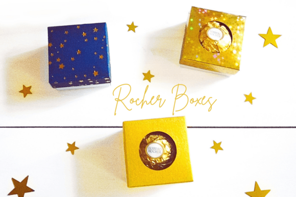 3 Boxes for Rocher - Christmas 3D SVG