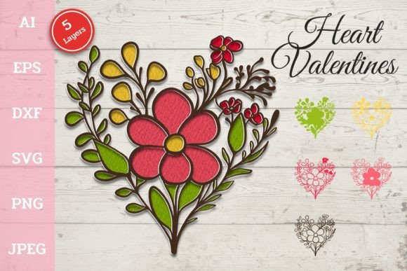 3D SVG & Paper Flowers