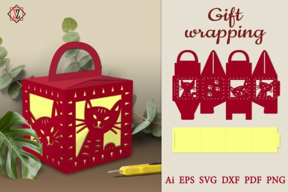 Gift Box with Cut-out Cats: A Designer's Review