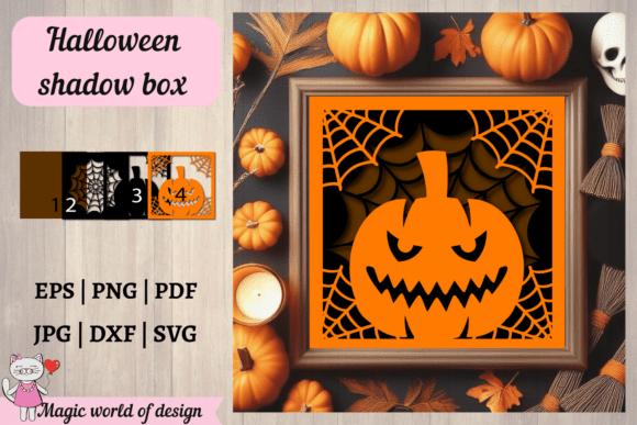 Review: Halloween Shadow Box SVG for 3D Embroidery